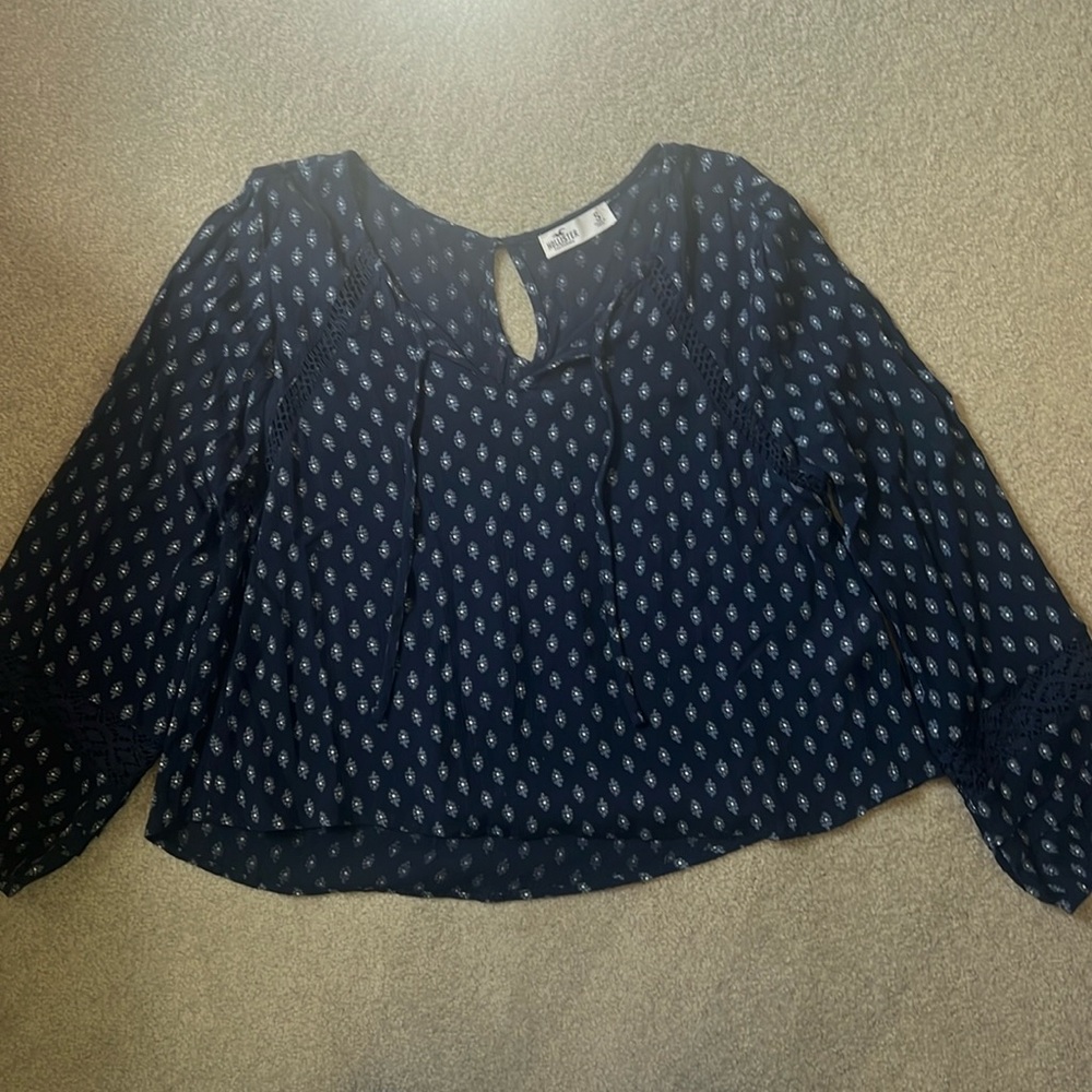 Hollister Blue Blouse